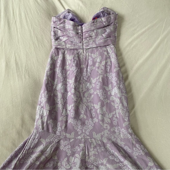 BHLDN Monique Lhuillier lilac Jenner Dress Wedding Guest Dress - Picture 5 of 6